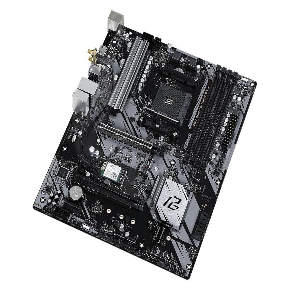 B550 PHANTOM GAMING 4 新品 Placa Me Asrock B550 Phantom Gaming 4 KaBuM