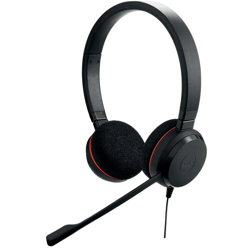 Headset Jabra Evolve 20 Duo Ms Stereo Black - 4999-823-109 Headset Jabra Evolve 20 Duo Ms Stereo Black - 4999-823-109