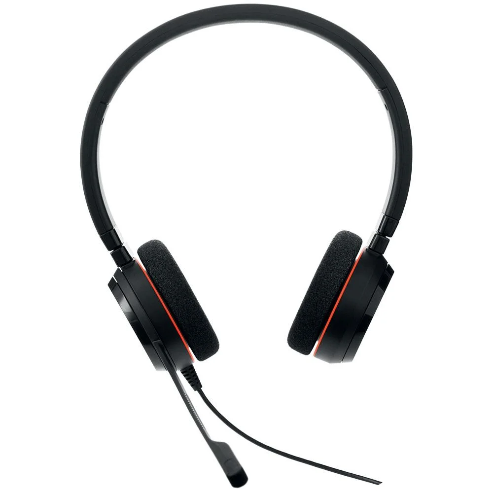Headset Jabra Evolve 20 Duo Ms Stereo Black KaBuM