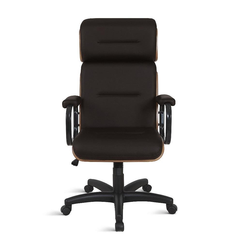 Imagem 2 de 3 do produto Cadeira De Escritório Caramujo, Eames Presidente, Suporta 120kg, Capa De Madeira