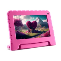 Tablet Kid Multi, 4GB RAM,64GB WIFI, USB 2mp 7 Polegadas, Rosa- Nb411