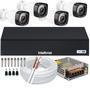 Kit Intelbras 4 Cameras Segurança, 2MP, Full HD + Dvr Intelbras 1004C, Sem HD