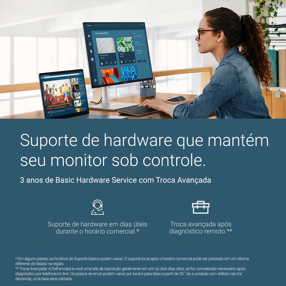 Monitor Dell 23.8 Polegadas, C2423h,Videoconferência FULL HD, Ips Displayport HDMI, USB, Ajuste De Altura E Inclinação Monitor Dell 23.8 Polegadas, C2423h,Videoconferência FULL HD, Ips Displayport HDMI, USB, Ajuste De Altura E Inclinação