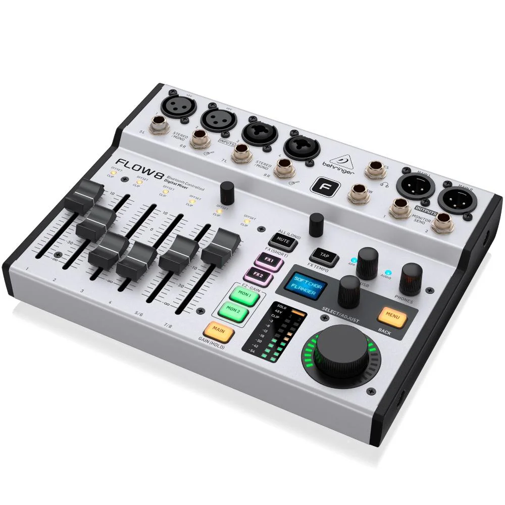 Imagem 4 de 5 do produto Mesa de Som Behringer Flow 8, Digital, Bluetooth