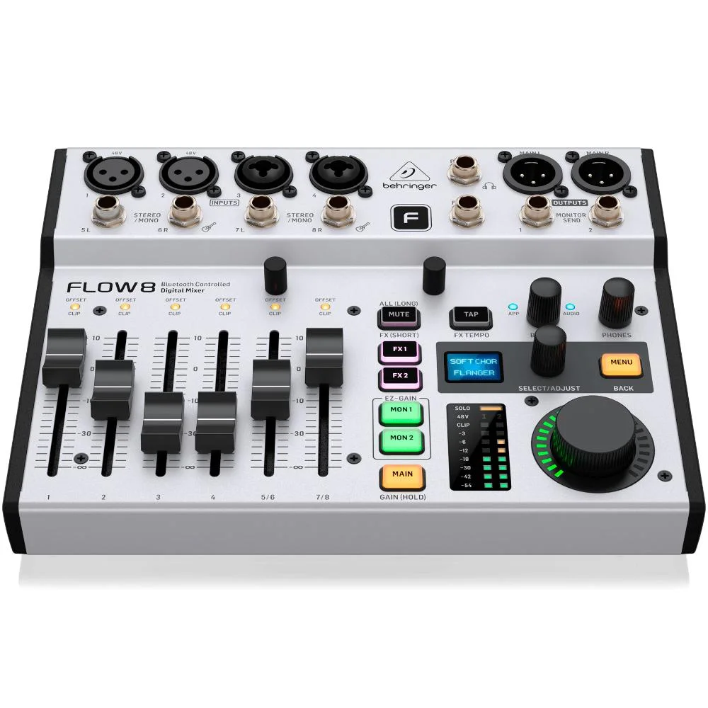 Imagem 5 de 5 do produto Mesa de Som Behringer Flow 8, Digital, Bluetooth