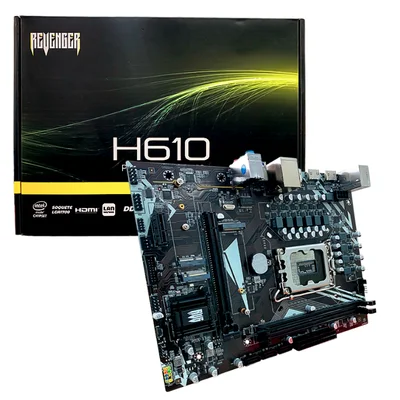 Placa-Mãe Revenger H610, Intel LGA 1700, DDR4, 64GB, Lan 100, USB, Chipset H610