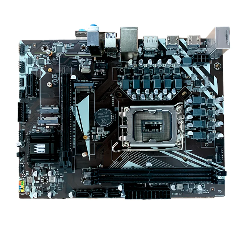 Imagem 4 de 5 do produto Placa-Mãe Revenger H610, Intel LGA 1700, DDR4, 64GB, Lan 100, USB, Chipset H610