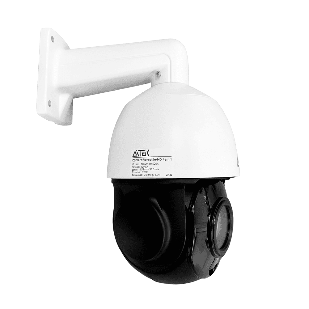 Câmera Speed Dome FULL HD Ip66, Prova D Água, Visão Noturna