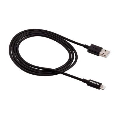 Cabo Intelbras Lightning, 1,2m, Preto - Eual 12pp