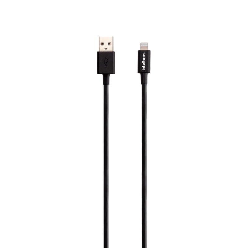 Imagem 3 de 5 do produto Cabo Intelbras Lightning, 1,2m, Preto - Eual 12pp