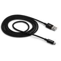 Cabo Intelbras Micro USB, 1,5m, Nylon Preto - Euab 15np