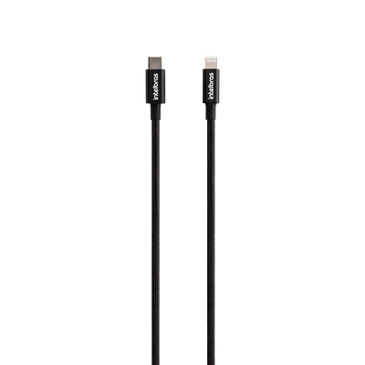 Cabo Celular USB-C- Lightning, 1,5m, Nylon Preto - Eucl 15np