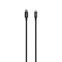 Cabo Celular USB-C- Lightning, 1,5m, Nylon Preto - Eucl 15np