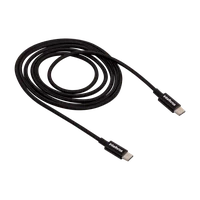 Cabo Intelbras USB-C - USB-C, 1,5m, Nylon Preto - Eucc 15np
