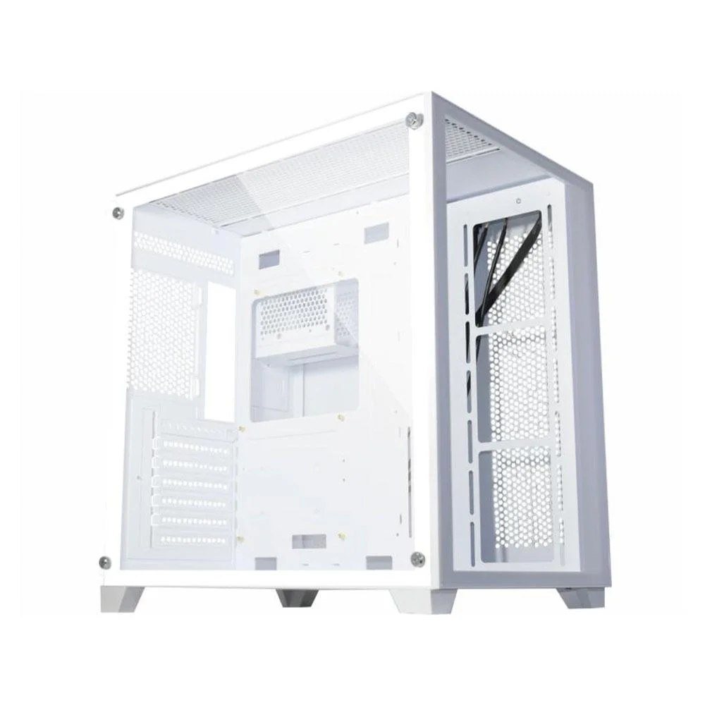Gabinete Gamer K-mex Space Atx W2r4, Lateral E Frontal, Em Vidro Temperado, USB 3.0,ATX,Branco