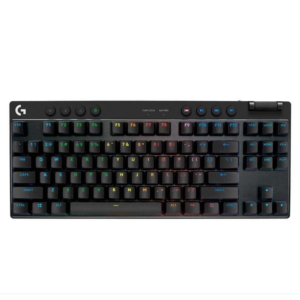 Teclado Gamer Logitech G Pro X Tkl Lightspeed, RGB, Mecânico Switch Tactile, Preto Us - 920-012127