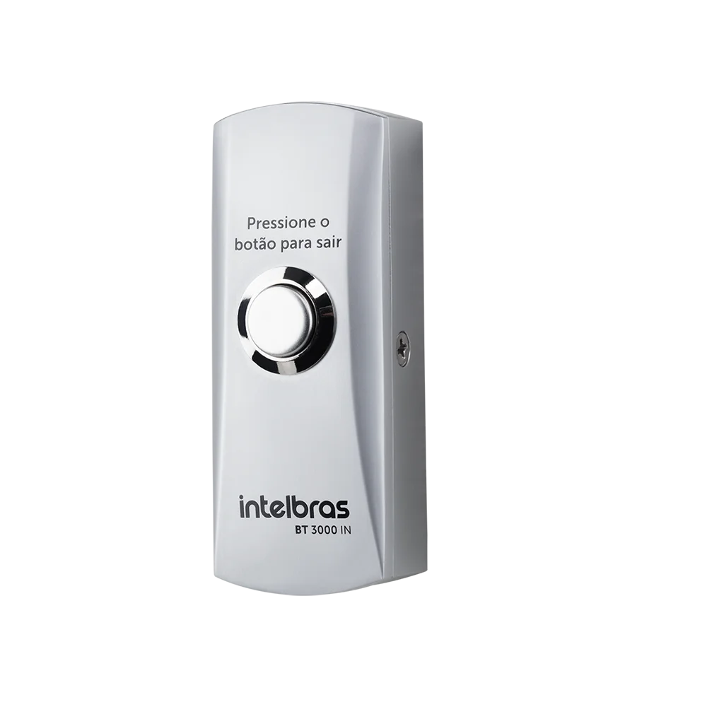 Botão De Saída Intelbras Inox Bt 3000 In