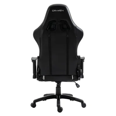 Cadeira Gamer Draxen Dn3, Giratória, Até 150Kg, Preto/Branco — foto 4