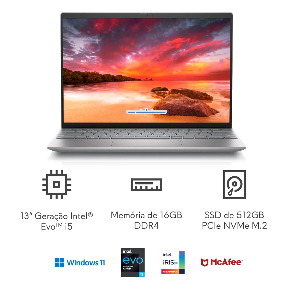 Notebook Dell Inspiron i5 KaBuM