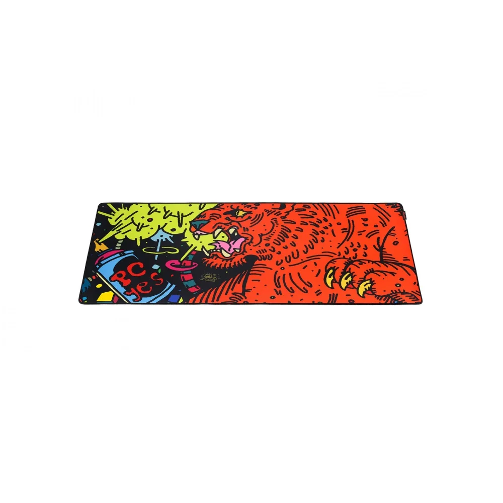 Imagem 3 de 5 do produto Mouse Pad Gamer Pcyes Tiger Extended, 900x420mm - Pmt90x42
