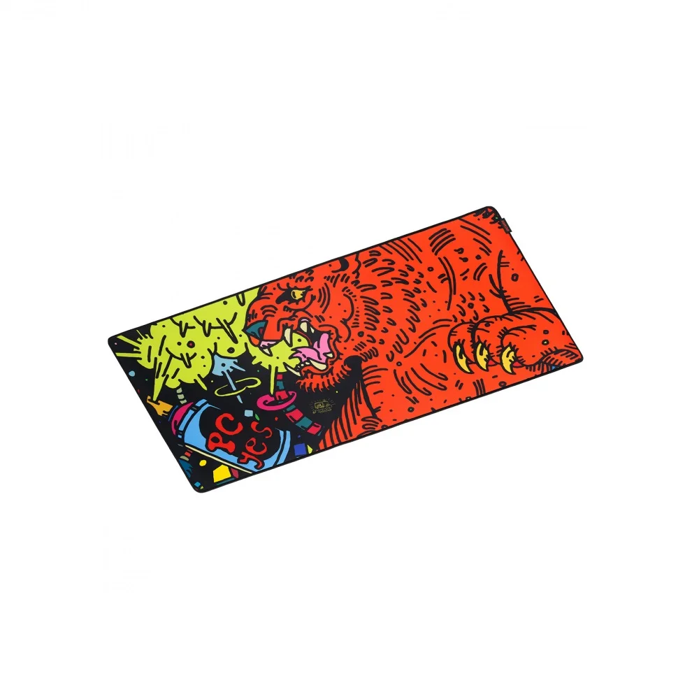 Imagem 5 de 5 do produto Mouse Pad Gamer Pcyes Tiger Extended, 900x420mm - Pmt90x42