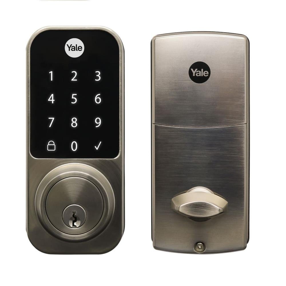 Fechadura Digital Yale Ydd 120, Com Senha E Chave, A Prova D`água