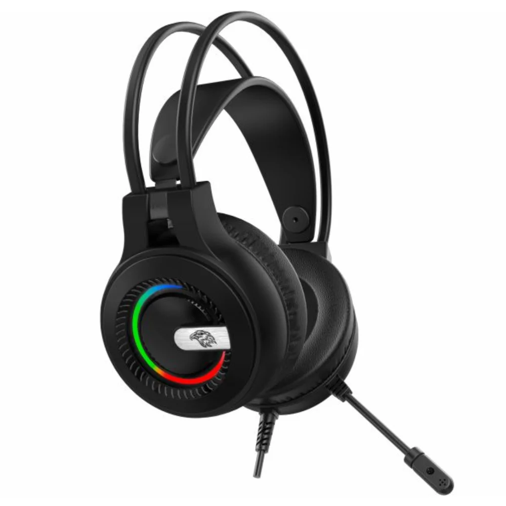 Imagem 4 de 5 do produto Headset Gamer K-Mex Ar63, LED RGB, USB, Microfone Flexível, 7.1, Preta