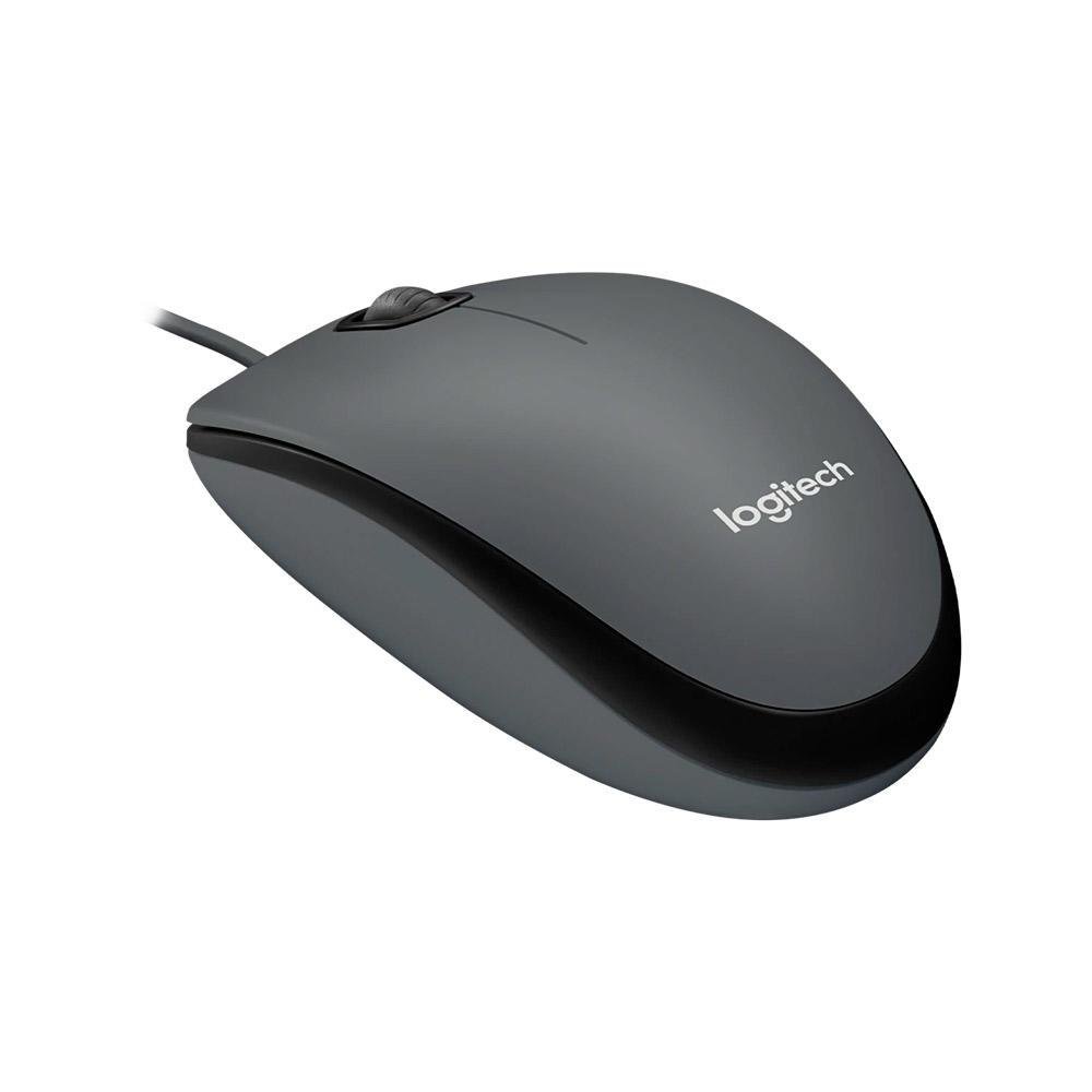 Mouse com fio Logitech M100 KaBuM