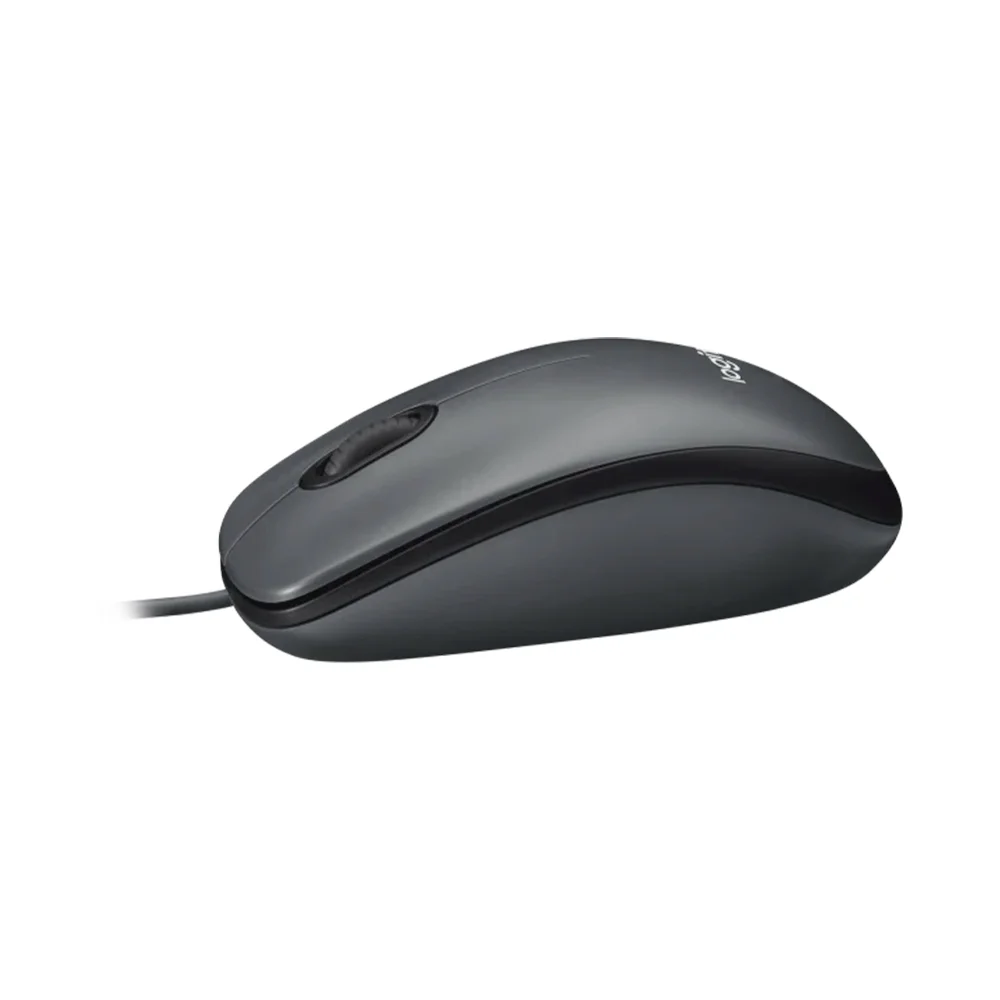 Imagem 2 de 4 do produto Mouse com fio Logitech M100, Óptico, USB, Ambidestro, Preto