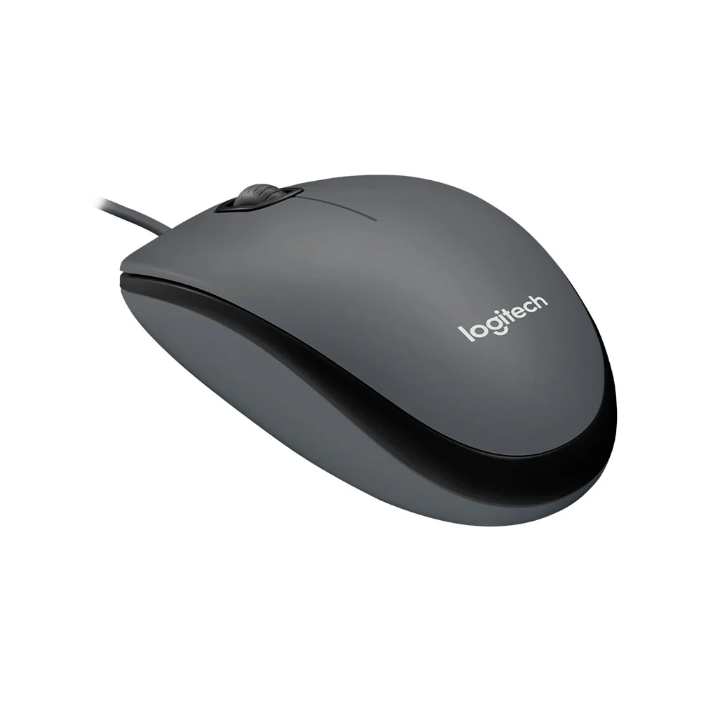 Imagem 3 de 4 do produto Mouse com fio Logitech M100, Óptico, USB, Ambidestro, Preto