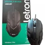 Mouse USB Letron, 3 Botoes, 1000 Dpi X, Black 1602 R8