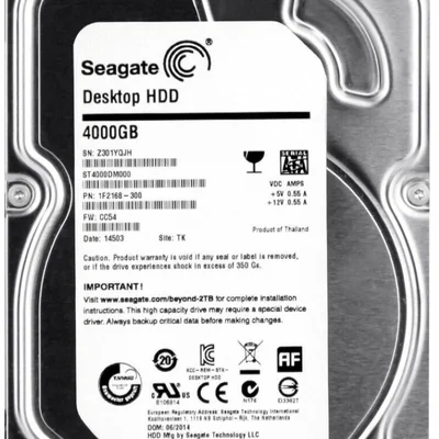 Hd Sata Seagate 4tb 59k 35 0vf3t3 Vf3t3