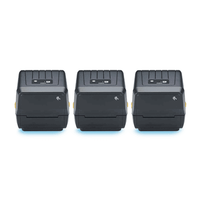 Kit Zebra Zd220, 03 Impressoras De Código De Barras, USB