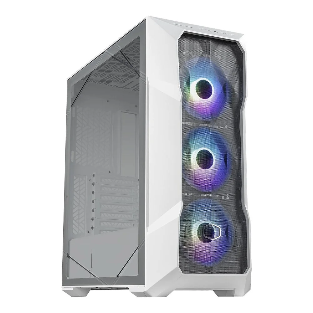 Gabinete Gamer Cooler Master Masterbox Td500 Mesh V2 White, Mid Tower, Vidro, Sem Fonte, 3x Fans, ARGB, Td500v2-wgnn-s00
