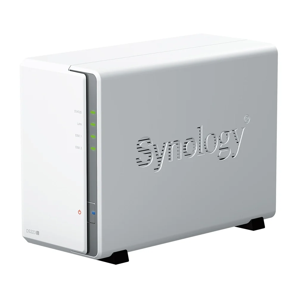 Storage Synology Diskstation Ds223j, Servidor NAS, 2 Baias, Sem HD Storage Synology Diskstation Ds223j, Servidor NAS, 2 Baias, Sem HD