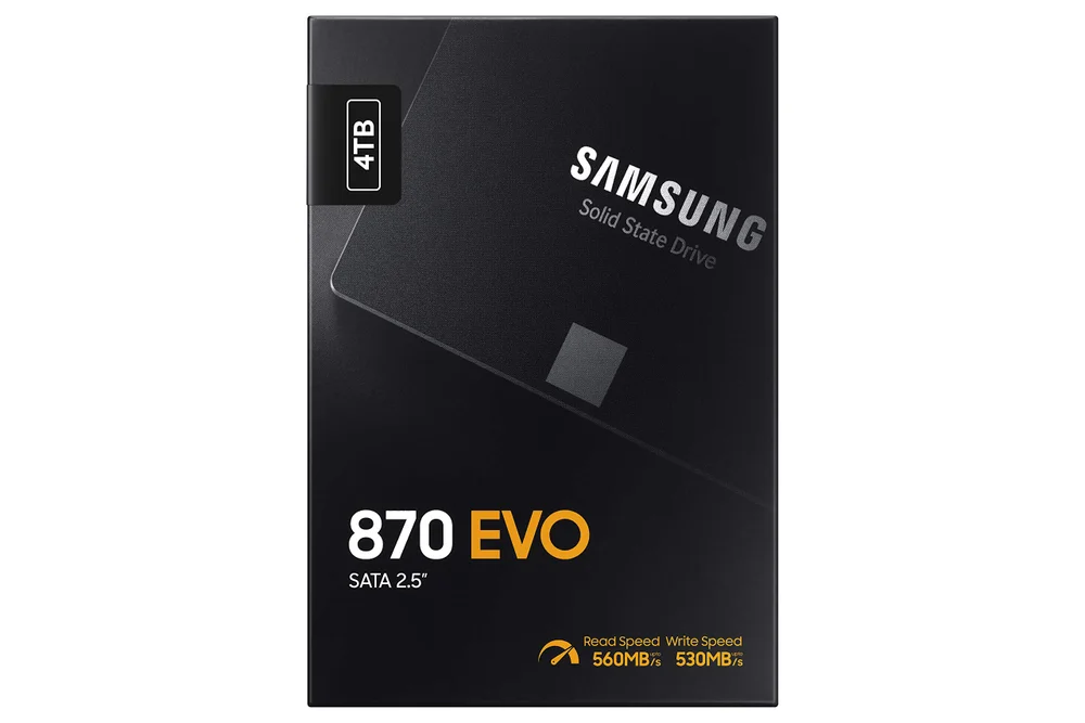 Samsung 870 EVO 4TB SATA 2.5インチ SAMSUNG 870 EVO 4TB 2,5 polegadas SATA III SSD interno (MZ-77E4T0B