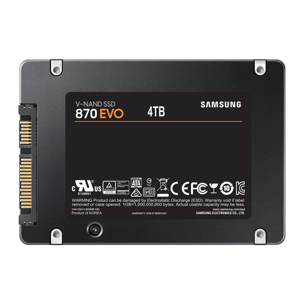 内蔵型SSD Samsung SSD 870 EVO 4TB SSD SAMSUNG 870 EVO 4TB MZ77E4T0BAM KaBuM