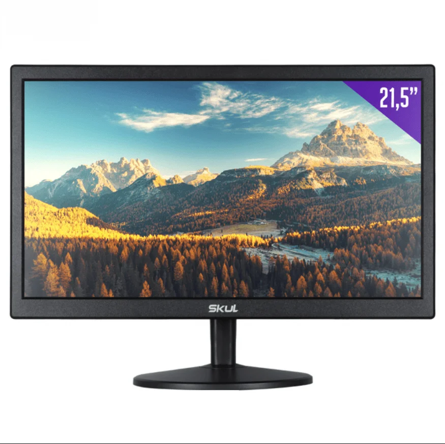 Monitor Skul 21,5Polegadas, Office Led 5ms, Com Entrada HDMI+VGA - Sm2155ms Monitor Skul 21,5Polegadas, Office Led 5ms, Com Entrada HDMI+VGA - Sm2155ms