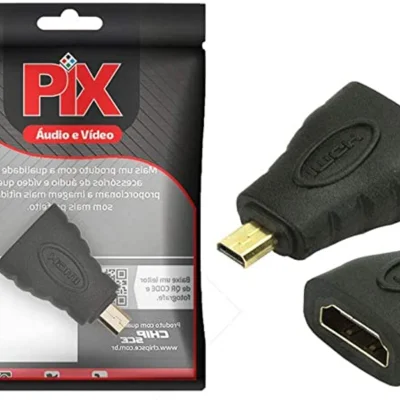 Adaptador Micro HDMI Macho, Para HDMI Femea - 003-8503