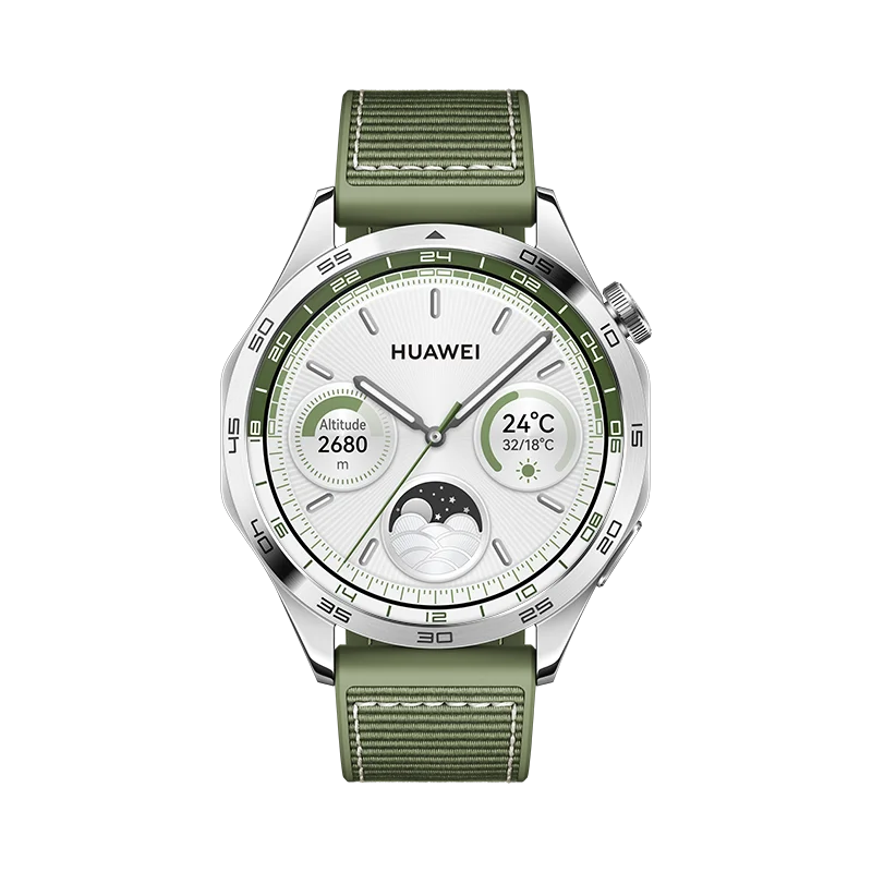 HUAWEI WATCH GT 4 グリーン Smartwatch, Huawei, Watch Gt 4 46mm,design Geométrico, Verde Caixa