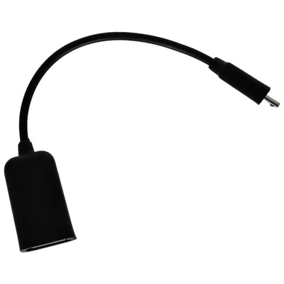 Cabo Adaptador Compatível Com V8 Micro USB, USB Fêmea Otg