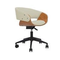 Hanna, cadeira com encosto baixo fabricada com estilo industrial para compor um ambiente irreverente e moderno para seu escritório.Suas curvas proporc