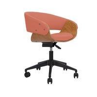 Hanna, cadeira com encosto baixo fabricada com estilo industrial para compor um ambiente irreverente e moderno para seu escritório.Suas curvas proporc