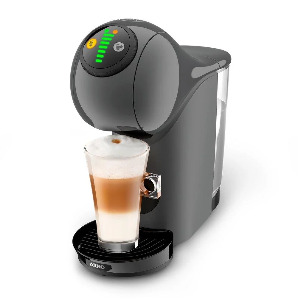 Imagem 2 de 5 do produto Cafeteira Expresso Arno Dolce Gusto Gênio Basic, Grafite