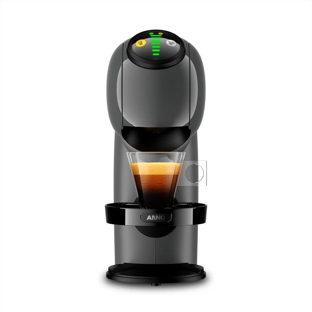 Imagem 4 de 5 do produto Cafeteira Expresso Arno Dolce Gusto Gênio Basic, Grafite