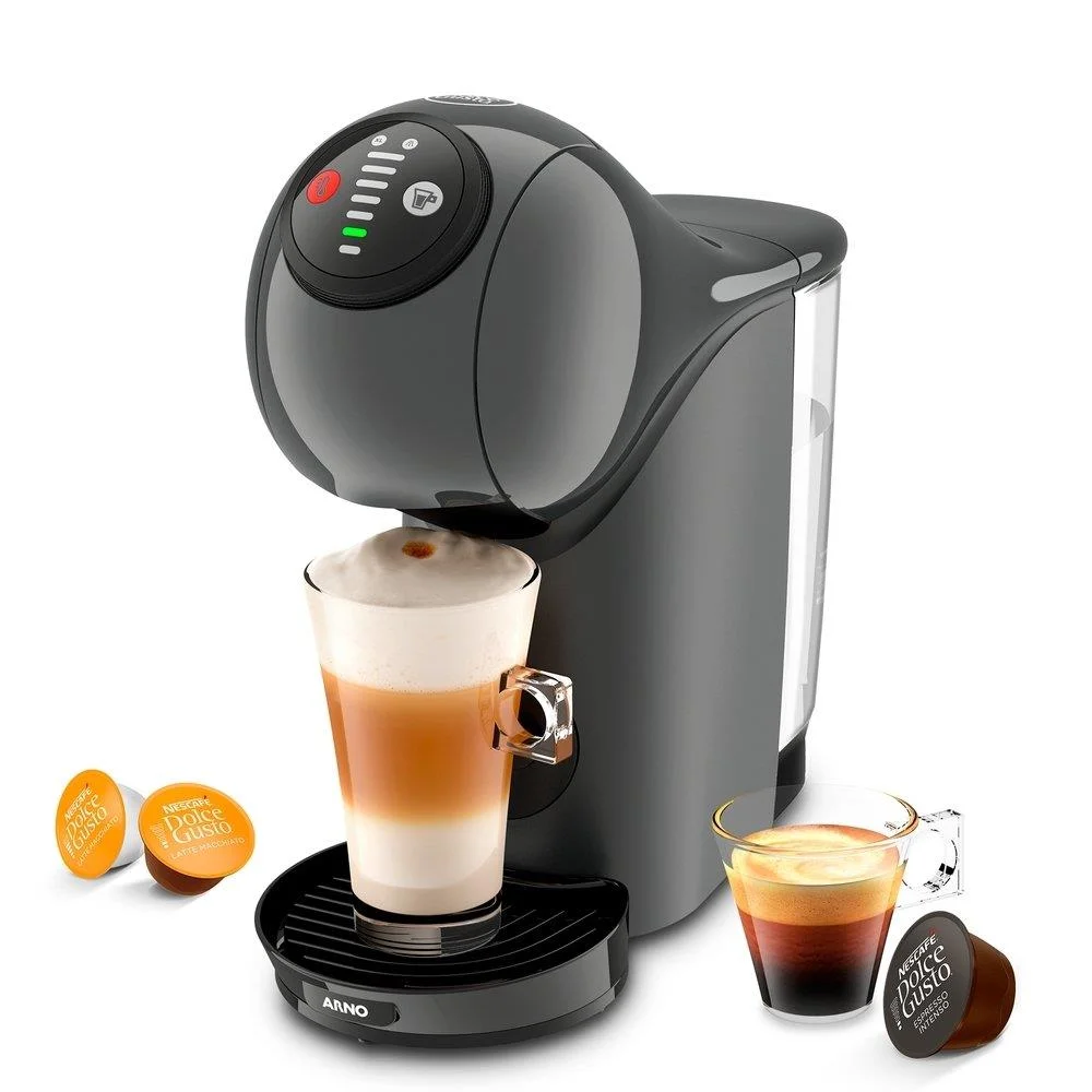 Imagem 5 de 5 do produto Cafeteira Expresso Arno Dolce Gusto Gênio Basic, Grafite