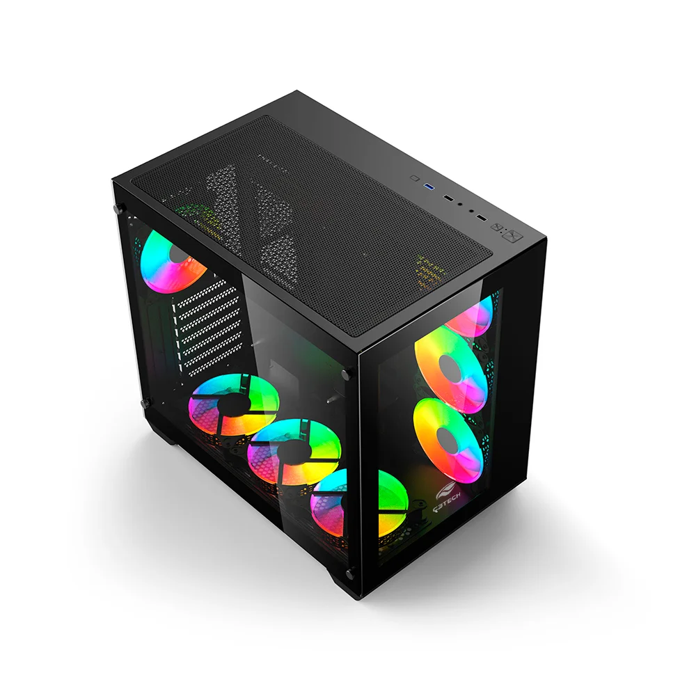 Imagem 3 de 5 do produto Gabinete C3tech Gaming Aquarius Mt-g910bk, Sem Fonte