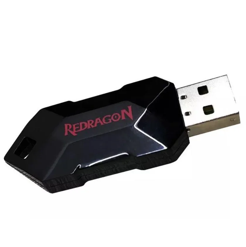 Imagem 3 de 5 do produto Controle Joystick Sem Fio Redragon Harrow Pro, Pc, PS3, Preto - G808 Pro