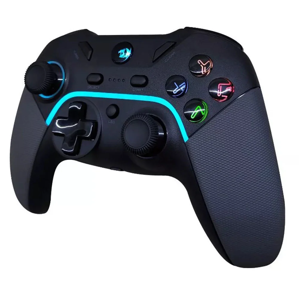 Imagem 3 de 5 do produto Controle Joystick Sem Fio Redragon Harrow Pro, Pc, PS3, Preto - G808 Pro
