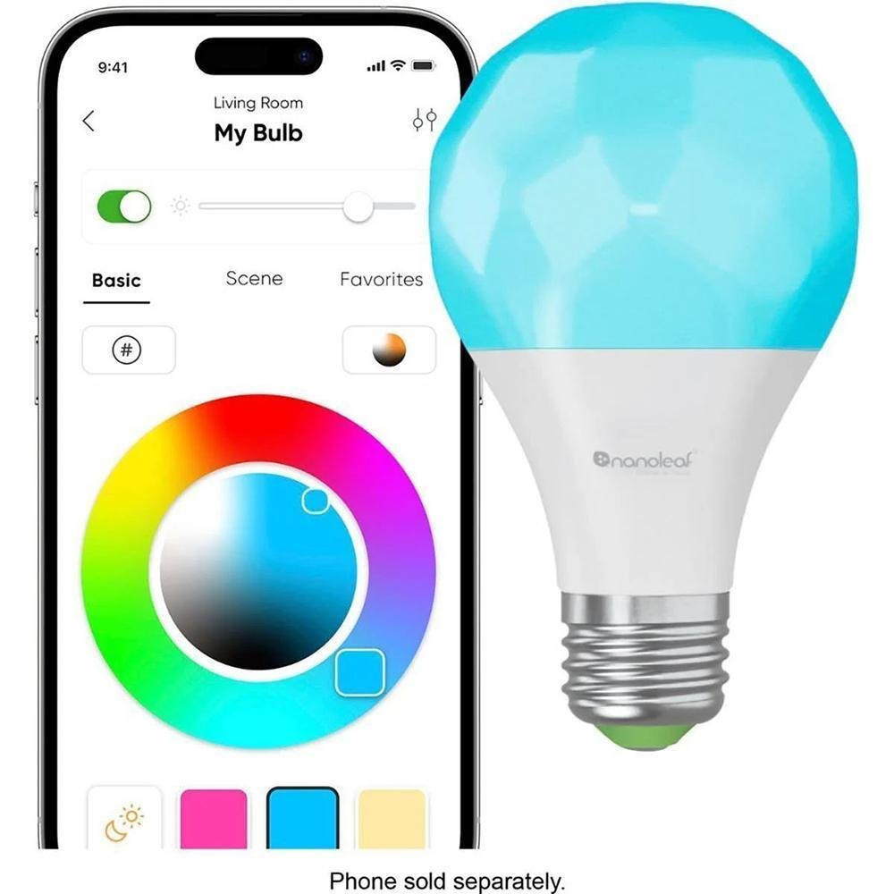 Lâmpada Smart Nanoleaf Essentials KaBuM